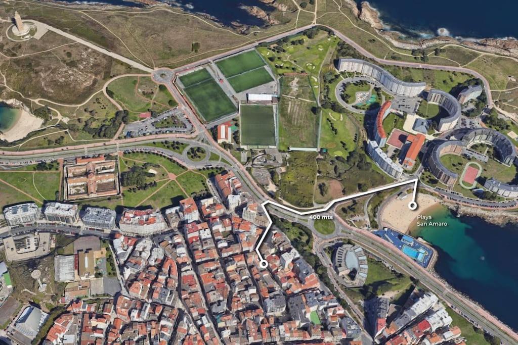 Apartamento Torre De Hercules A Coruña Exterior foto